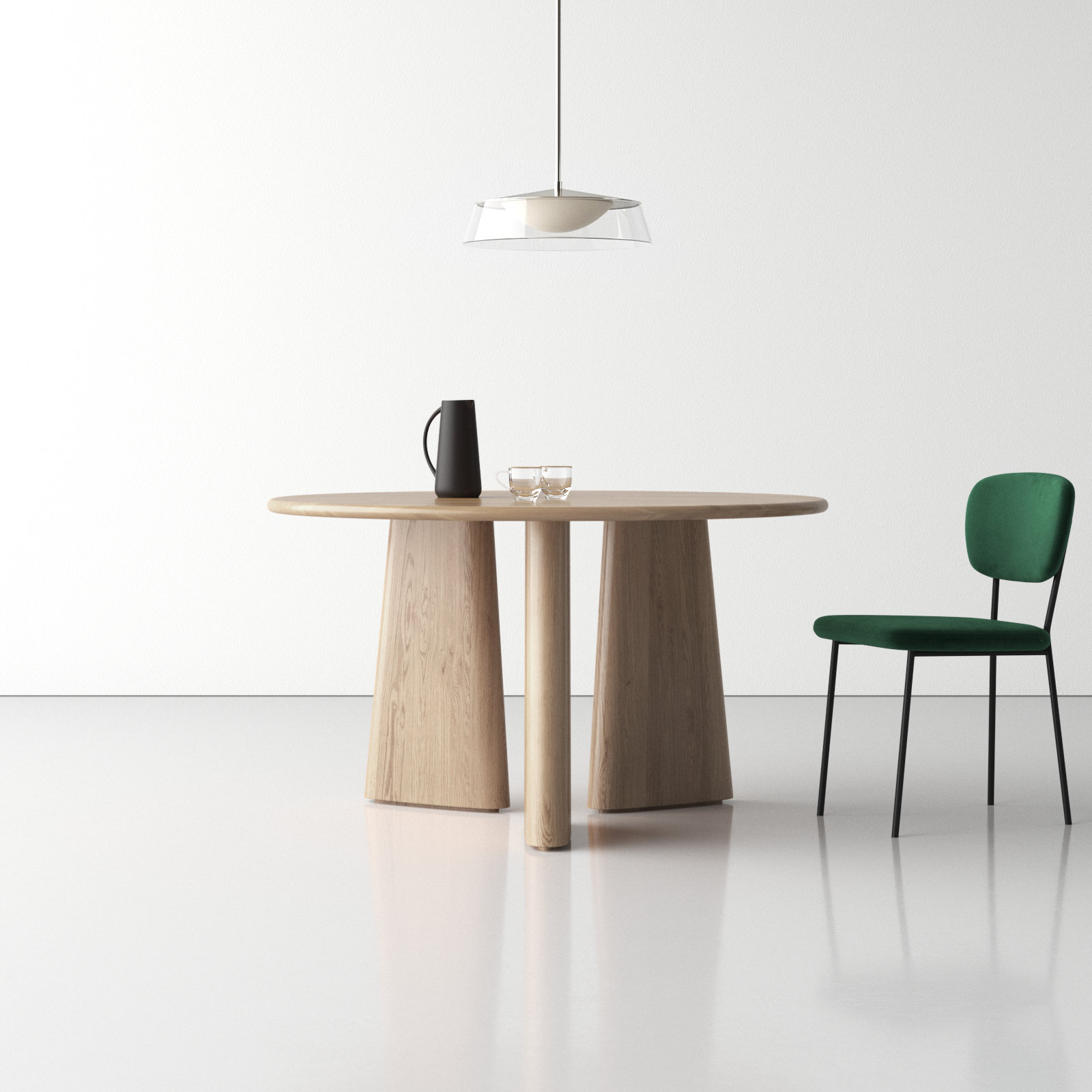 Daymon 52'' Round Dining Table