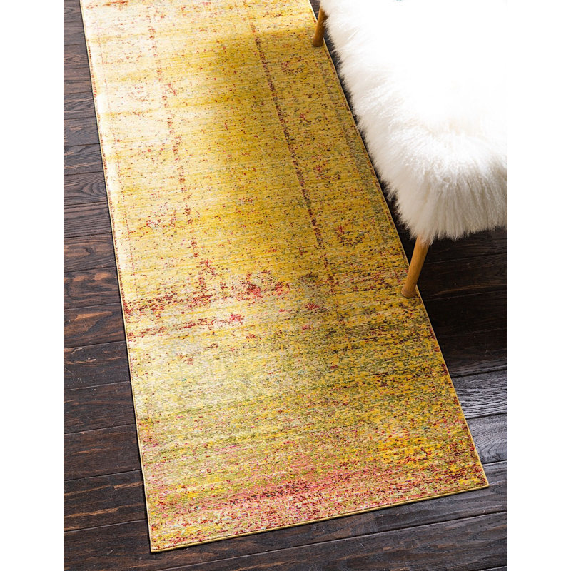 Tapis soleil de style sud-ouest Donminique, Tapis de couloir 2 pi 7 po x 9 pi 10 po