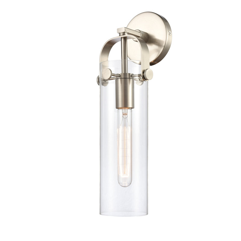 Donelle Armed Sconce, Brushed Satin Nickel