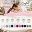 Drap-housse 100 % coton égyptien, 1000 fils/cm², poches profondes de 40 cm (16 pouces), format Queen, couleur rose poudré-134020184-134020187