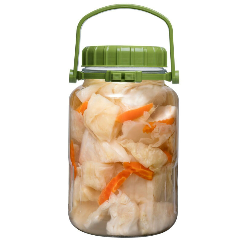 Glass Jar, 28cm H x 18cm W x 17cm D