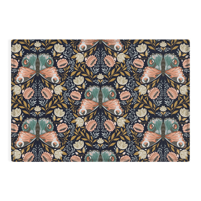 Azaila Ikat Indoor / Outdoor Rug, Rectangle 2' x 3'
