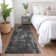 Premium Machine Washable Prisco Black Rug