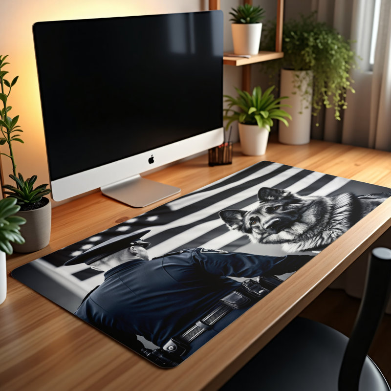 Polyester Desk Pad, 31.5x15.5