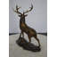 Statue de wapiti en bronze - Taille: L 6 po x l 12 po x H 15 po.