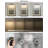Gunmetal Grey 16.54 in. LED Picture Light with Remote Control Dimmable Multiple Color Temperatures Rotatable and Timer