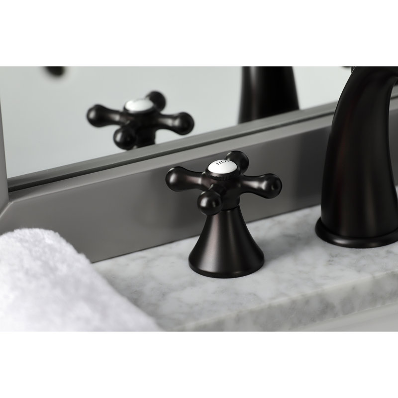 Robinet de salle de bain espacé Kingston, Bronze frotté à l'huile