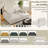 Bentura Oversized Upholstered Beige Corduroy Sleeper Sofa Bed Lounge Modular Sofa with Armrests & Throw Pillows-1102192180