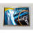 Inside Perspective Sports Car - Single Picture Frame Print-156133044