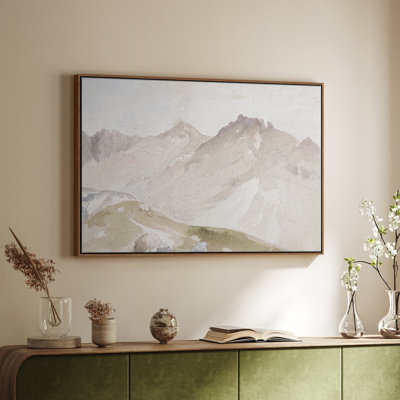 Vintage Landscape -MX Framed Gallery Wrapped Canvas