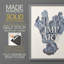 Reproduction encadrée Indigo Reef II - bois massif-865401268-865401276