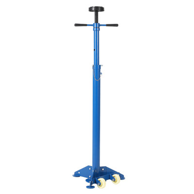 Support de levage sous pont élévateur – Support de levage 3/4 tonne, capacité de 750 kg, hauteur de levage de 97,5 à 191,5 cm, pour le levage et le support de véhicules, bleu