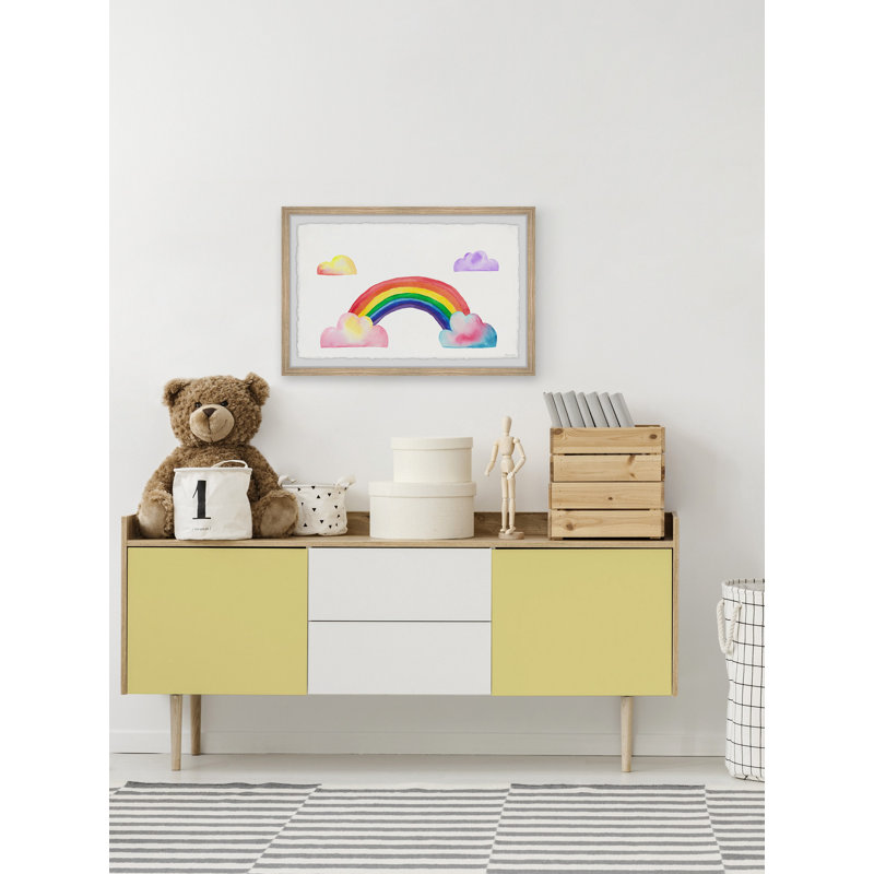 «Gerth Try to Be a Rainbow», reproduction encadrée, H 12 po x l 18 po x 1,5 po