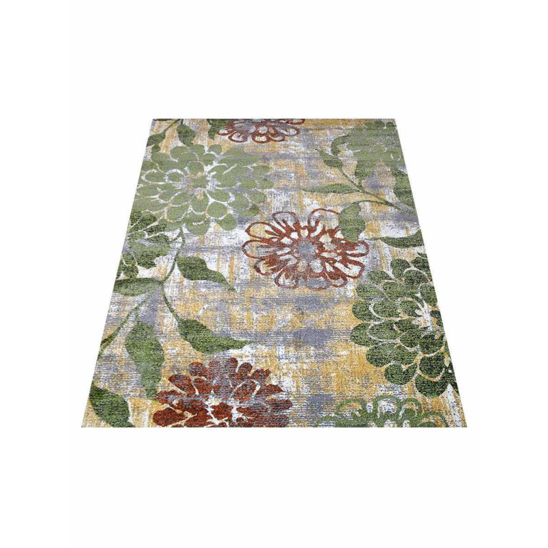 Tapis rectangulaires en polypropylène à motif thermique Crayton, Rectangle 10 pi x 13 pi