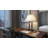 Gunmetal Square Post Metal USB Table Lamp