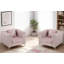 Ensemble de 2 chaises en velours Lyon-1573388126