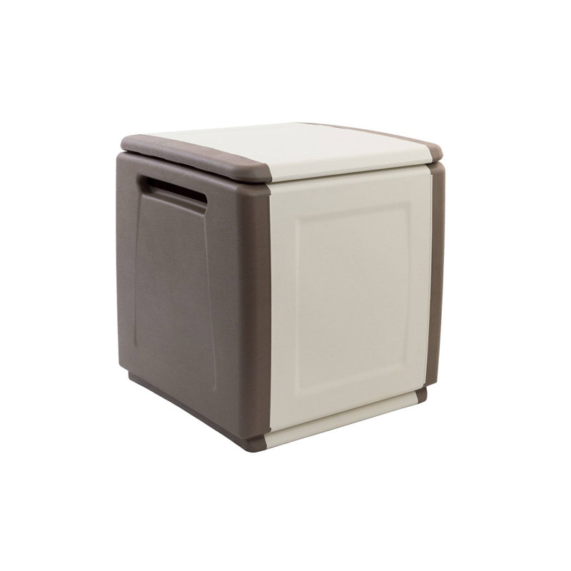 Rebrilliant Plastic Bin, Light Grey