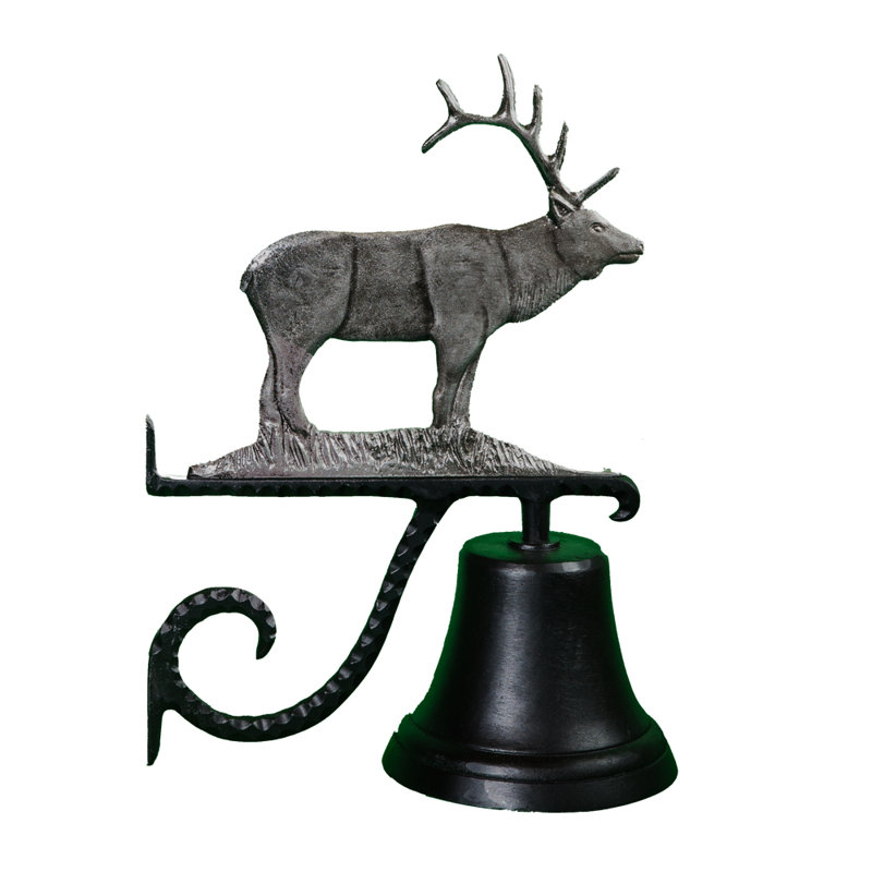 Cast Weather Resistant Metal Animals Bell, Swedish Iron