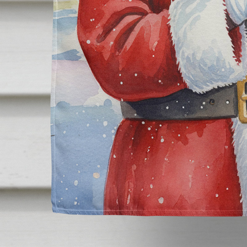 Carlin avec le drapeau de la maison du père Noël, Taille de la maison, Carlin