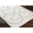 Rectangle Samsa Abstract Hand Tufted Wool Area Rug in Cream/Black-2129919875
