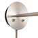 Nakkashian 2 - Light Dimmable Cream/Silver Wallchiere