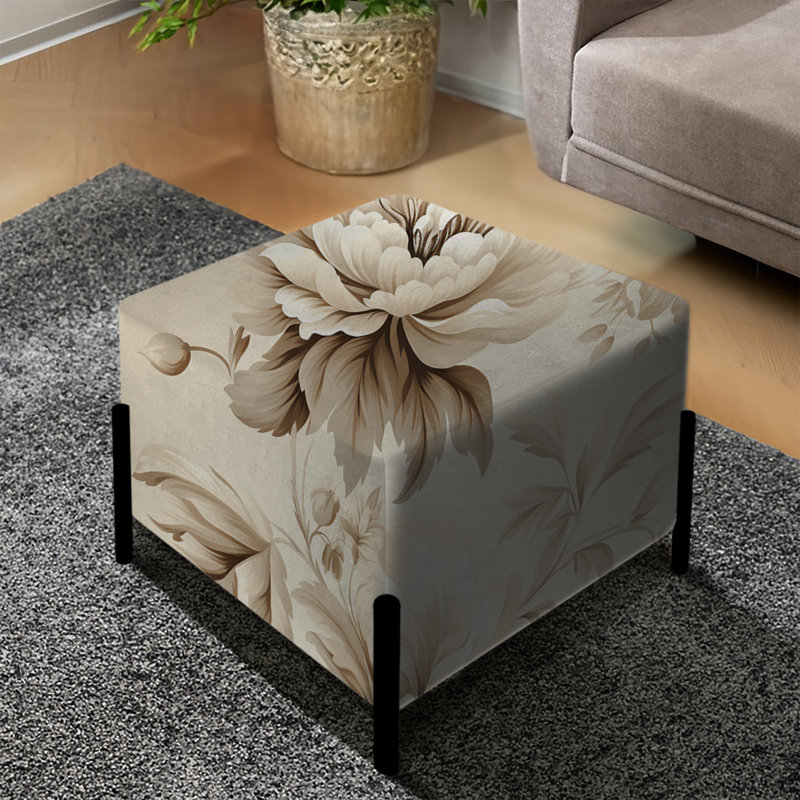 Repose-pieds Minimaliste Chic Victorian I - Floral