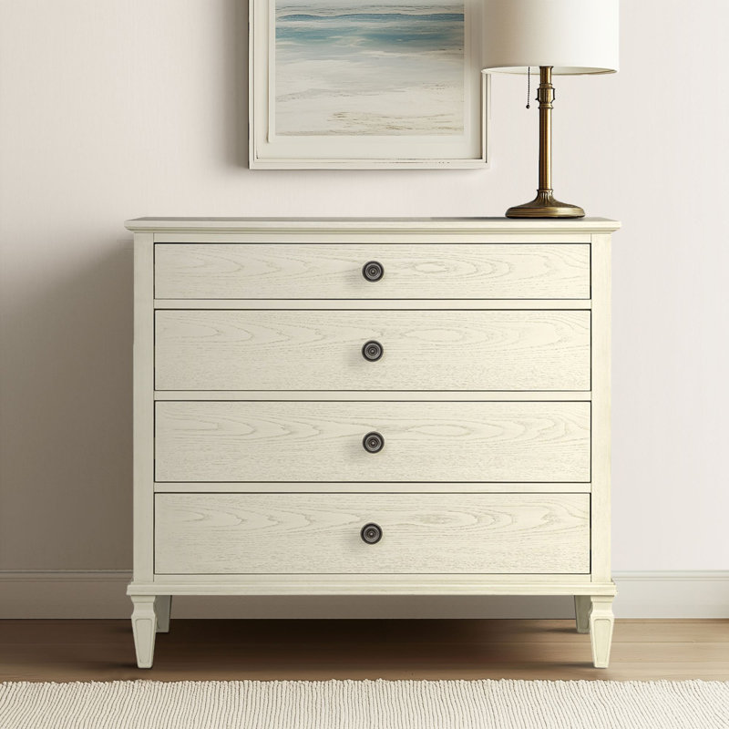Commode 4 tiroirs Victoria, Antique Cream