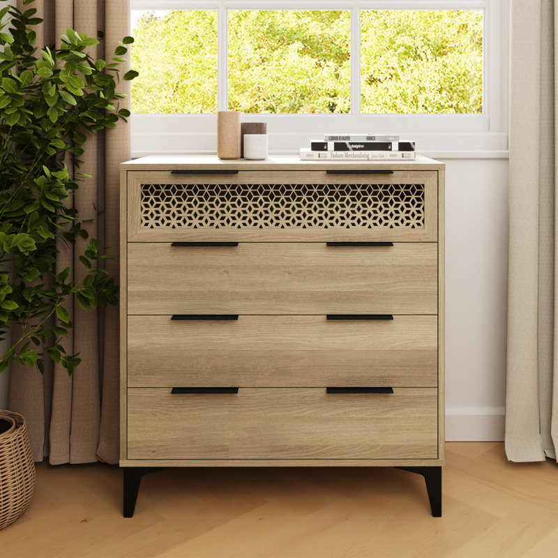 Branscome 74.5cm W 4 - Drawer Chest of Drawers