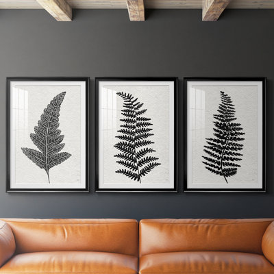 Forest Fern I  -Custom Framed  Premium Print W Matt - 3 Pieces