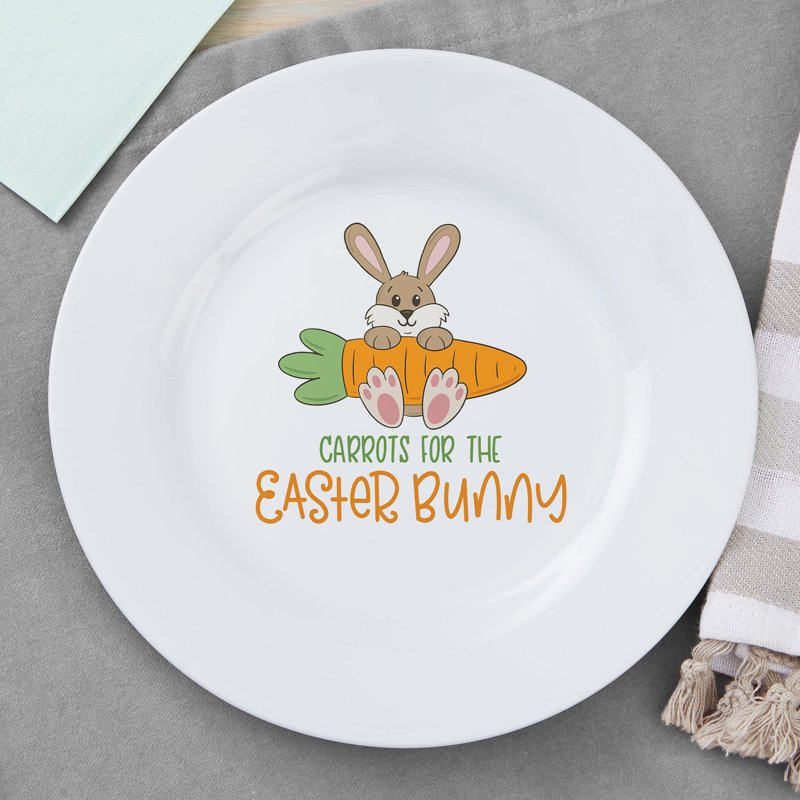  Carrots For The Easter Bunny Easter Plate