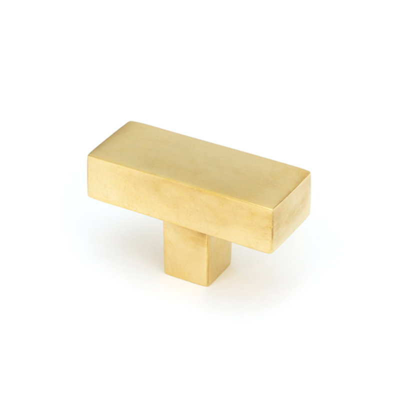 Bar Handle, Aged Brass