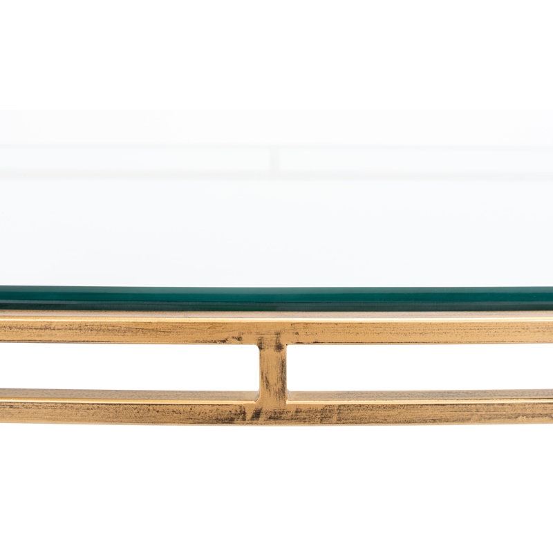 Parallel Sled Glass Coffee Table