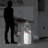 Stainless Steel 8 Gallon Motion Sensor Trash Can-2084859156