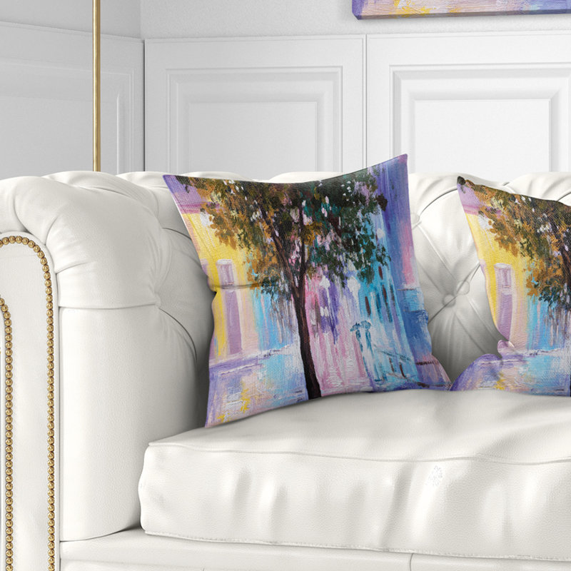 Coussin paysage, 18 po x 18 po, Carré