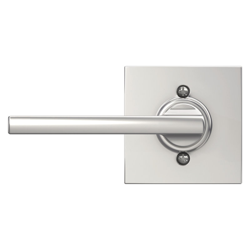 Latitude Passage Leverset with Collins Rosette, Bright Chrome