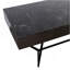 Bureau d'ordinateur moderne noir 70,87 po, bureau d'étude, pieds en métal en forme de Y