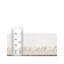 Tapis de style glam à motif géométrique blanc et argenté Glam-66151301