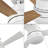 52" Indoor Ceiling Fan With Light Kit And Opal Shade-1273649486