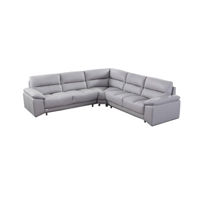Argenziano Upholstered L-Shaped Sectional Symmetrical