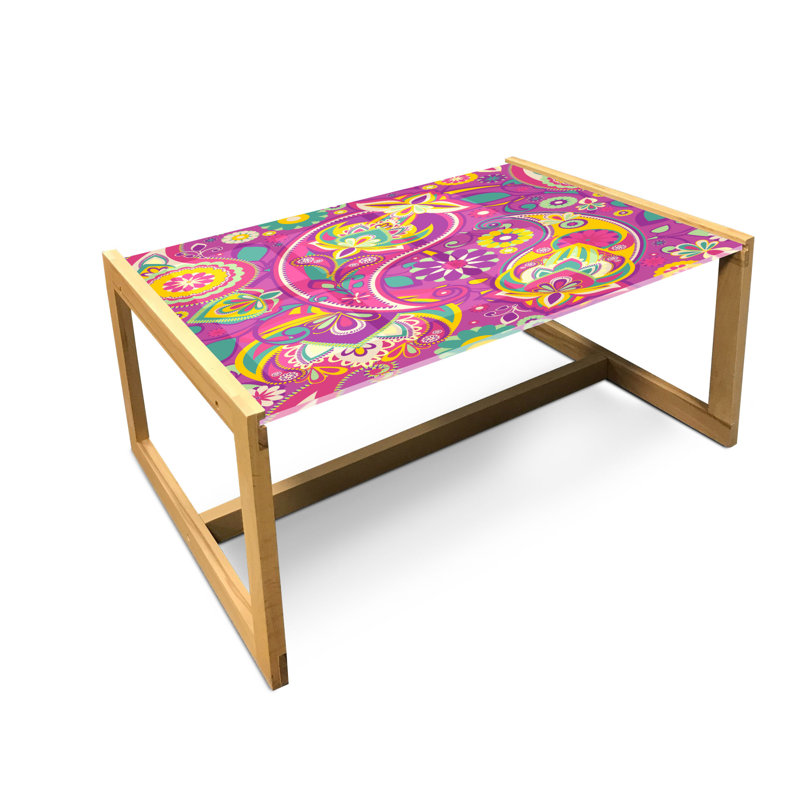 Jahaida Trestle Coffee Table, 40cm H x 91cm W x 62cm D