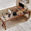  Bureaux en bois massif en L noyer-108609712-108609709