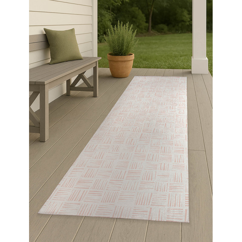 Lash Locked Non-Slip Outdoor Rug, Runner 2'6" x 8'