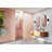 Umbra 53.75 in. x 78 in. Fully Frameless Wall Hinge Towel Bar Shower Door-90694076