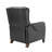 Polestra 32.68'' W Genuine Leather Manual Recliner-75689603