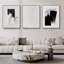 Ensemble de 3 pièces d'art mural Mid-Century-377853951