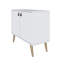 Armoire d'appoint Mid-Century moderne à 2 portes avec 2 tablettes Amber-71014189