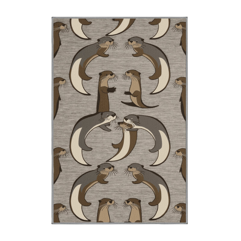  Tapis lavable africain à griffes, Rectangulaire 8 pi x 10 pi
