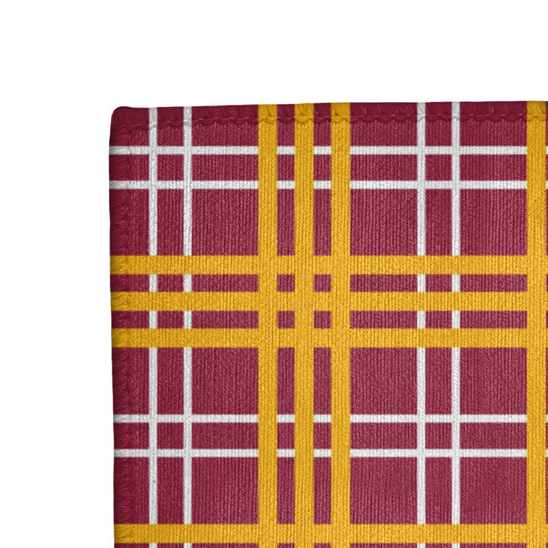 Tapis rouge à carreaux, Rectangle 8 pi x 10 pi
