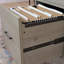 Bureau en L, finition brune