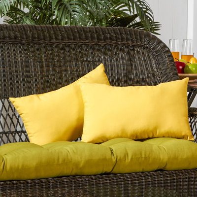 Indoor/Outdoor Reversible Throw Pillow